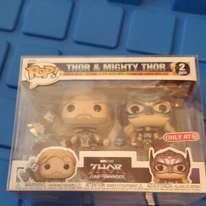 Funko Thor Love And Thunder Thor & Mighty Thor 2 Pack Target Exclusive